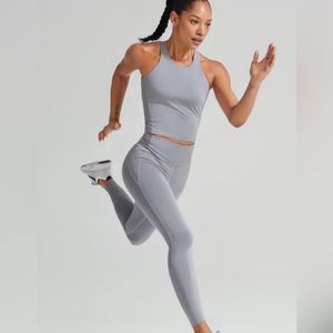 Allbirds Natural Leggings Grey Size Small Merino Wool Blend Run Pant